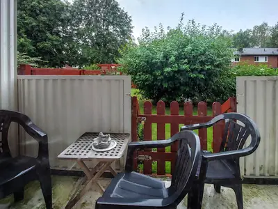 outside