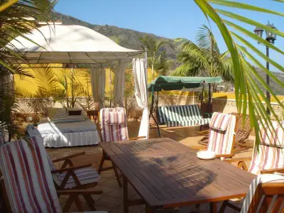 Entspannen Sie sich auf die Terrasse im Estrella del Norte, Teneriffa