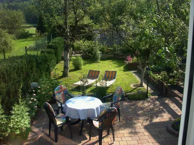 Terrasse mit Bestuhlung