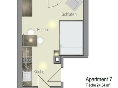 Ferienwohnung für 2 Personen (25 m²) in Igersheim 8/8