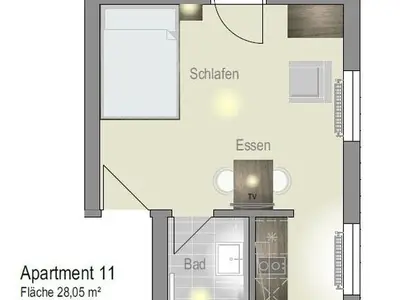 Ferienwohnung für 2 Personen (28 m²) in Igersheim 8/8