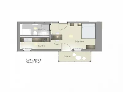 Ferienwohnung für 2 Personen (28 m²) in Igersheim 5/8