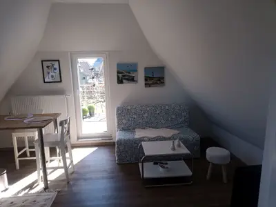 Sofa und Essplatz