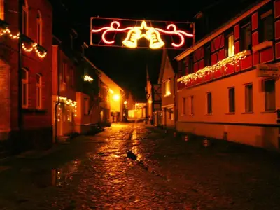 Weihnachtliche Burggasse