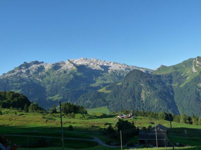 Bergpanorama vom Balkon aus