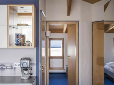 Ferienwohnung Durchgang zum Schlafzimmer