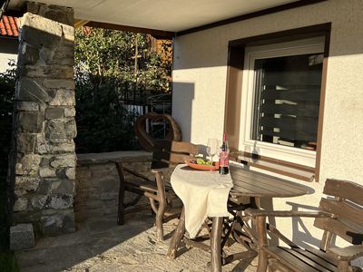 Terrasse mit Abendsonne - Wohnung "Mountain Bliss"