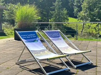 Liegestühle sind auch da