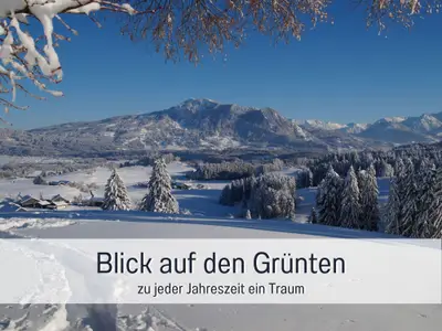 Winterblick auf den Grünten