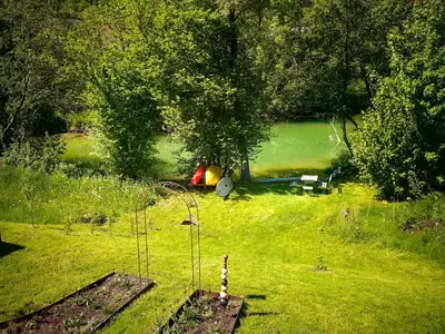 Blick vom Balkon