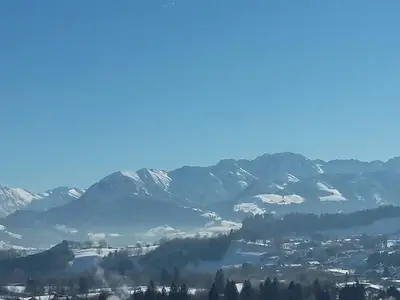 Bergansicht-Winter