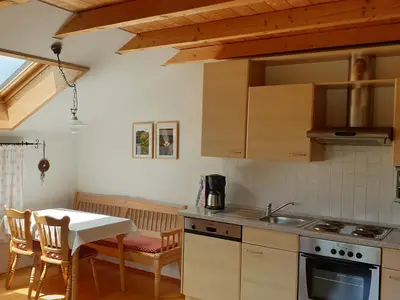 Ferienwohnung Grünten Küche