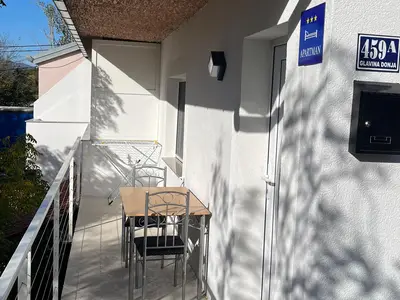 outside