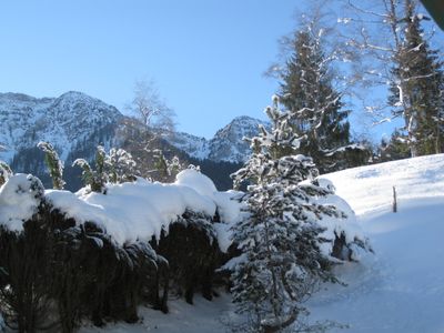 Blick vom Balkon