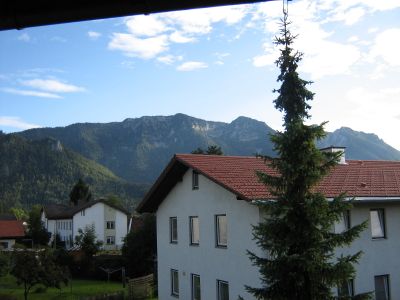 Aussicht vom Balkon