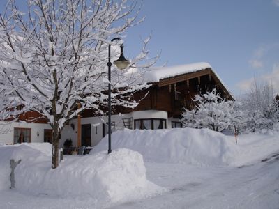 Hausansicht Winter