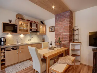 Essbereich mit Küche