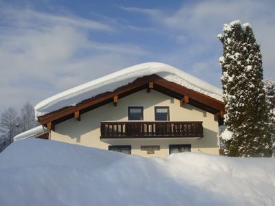 Unser Haus im Winter