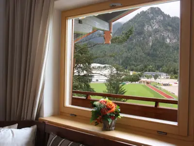 Ausblick auf die Max Aicher Arena