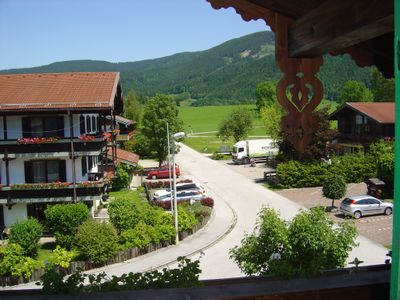 Blick vom Balkon