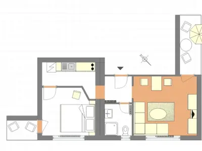 Ferienwohnung für 2 Personen (40 m²) in Inzell 4/8