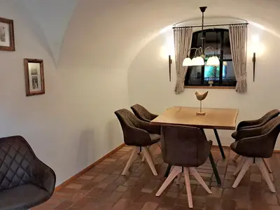Esszimmer im historischen Gewölbe