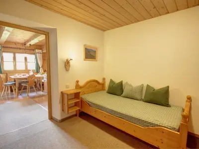 Einzelbett im Vorraum