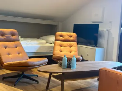 Wohnzimmer mit Optionalen Klappbett