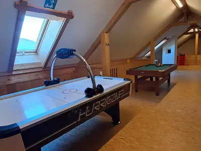 Der Spieledachboden mit Bällebad