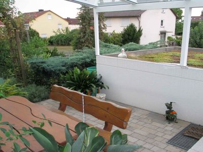 Terrasse vor dem Haus