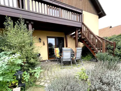 Fewo Hühnernest: Terrasse