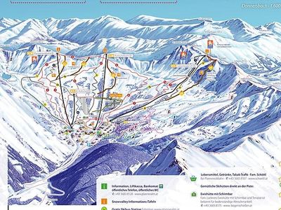 Übersichtskarte Planneralm Winter