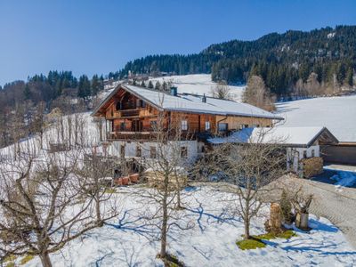 Außenseite Ferienhaus [Winter]