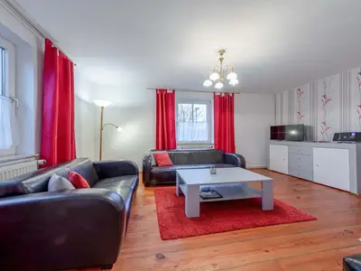 Ferienwohnung Rohrdommel Wohnzimmer