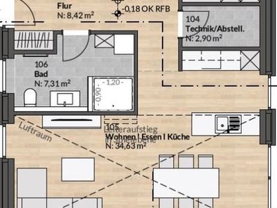 Ferienwohnung für 8 Personen (103 m²) in Jade 2/9