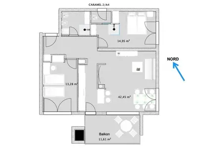Ferienwohnung für 5 Personen (90 m²) in Maslenica 5/10