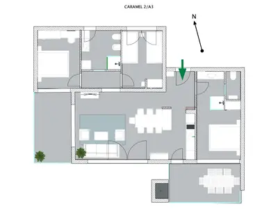 Ferienwohnung für 7 Personen (107 m²) in Maslenica 6/10