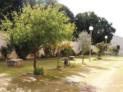 outside
