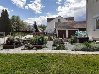 Garten - Außenansicht Unterkunft