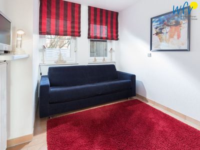 Schlafzimmer mit bequemer Schlafcouch