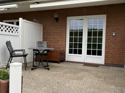 Terrasse Muschel-Wohnung