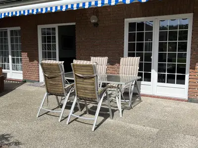 Terrasse Seehund-Wohnung