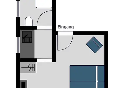 Ferienwohnung für 2 Personen (22 m²) in Juist 8/10