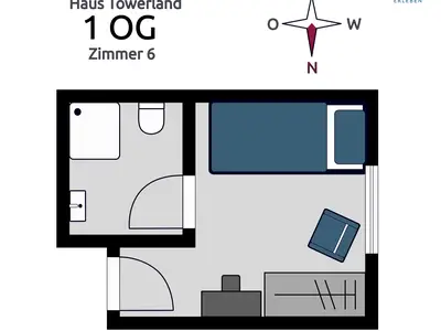 Ferienwohnung für 1 Person (10 m²) in Juist 7/10