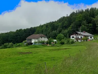 Haus blauer Himmel