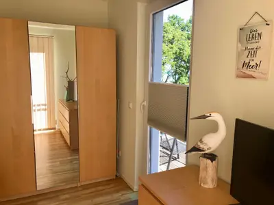 Schlafzimmer mit Meerblickalko
