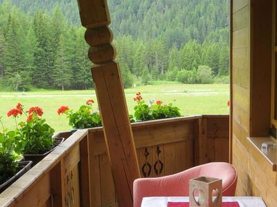 Balkon mit wunderschöner Aussicht