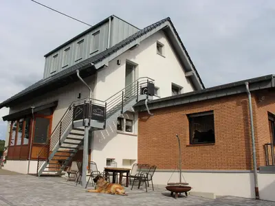 Eingangsbereich Grill Sitzplatz Aussicht
