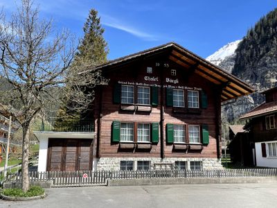 Ferienwohnung Kandersteg Chalet Sommer Aussen Tite