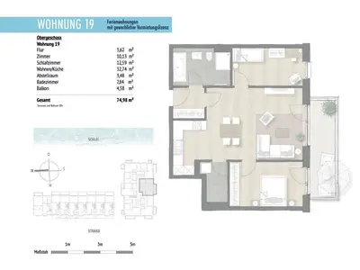 Ferienwohnung für 4 Personen (75 m²) in Kappeln 3/3